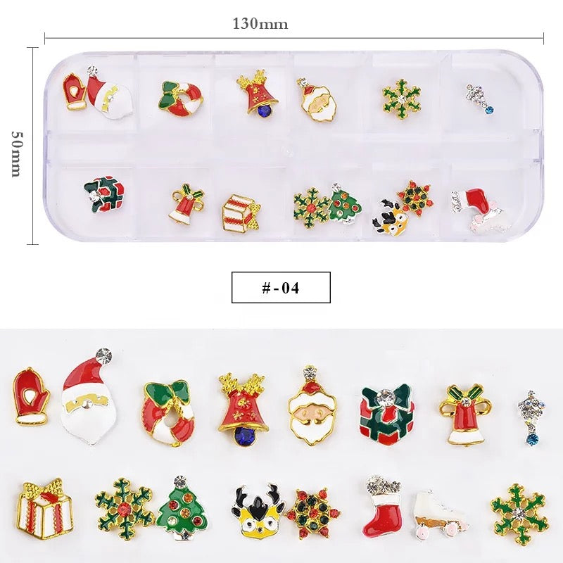 3D Christmas Nail Art Diamond Rhinestone #4 - Premier Nail Supply