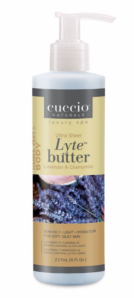 Cuccio Lyte Butter - Lavender & Chamomile 8 oz - Premier Nail Supply