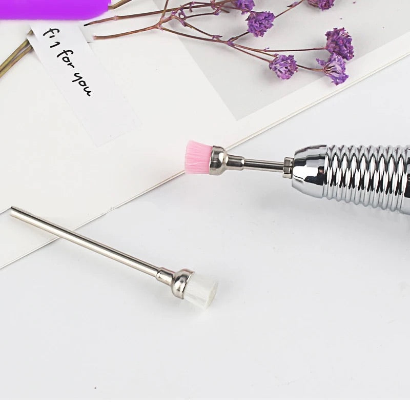 Drill Bit Brush Electric Nail Manicure - Premier Nail Supply