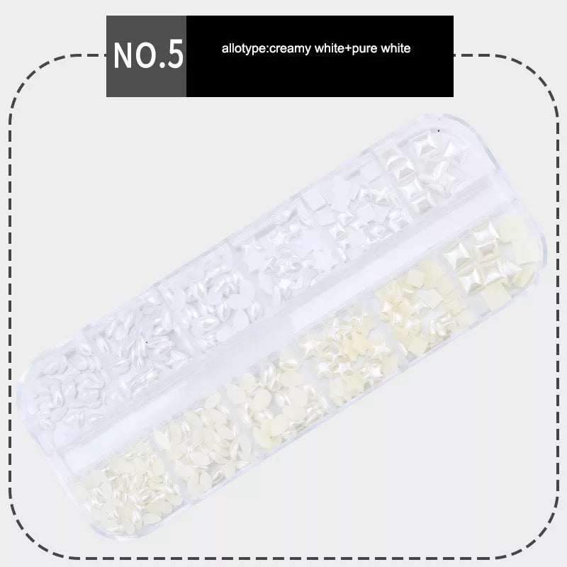 Mix Style Peals Creamy White MSPC5 - Premier Nail Supply
