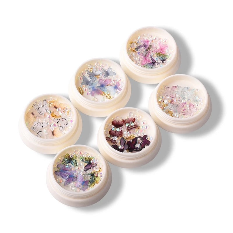 3D Butterfly Nail Design 02 - Premier Nail Supply