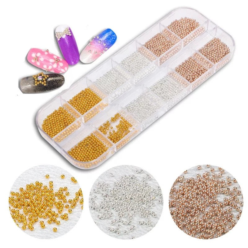 Mini Beads Nail Design - #RGS3 - Premier Nail Supply