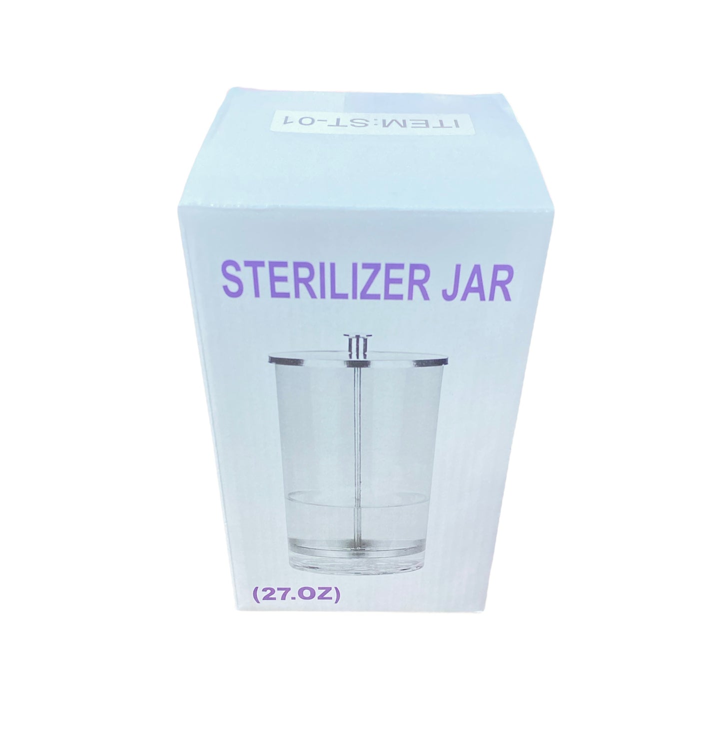 Glass Sterilize Jar 27 oz - #ST-01 - Premier Nail Supply