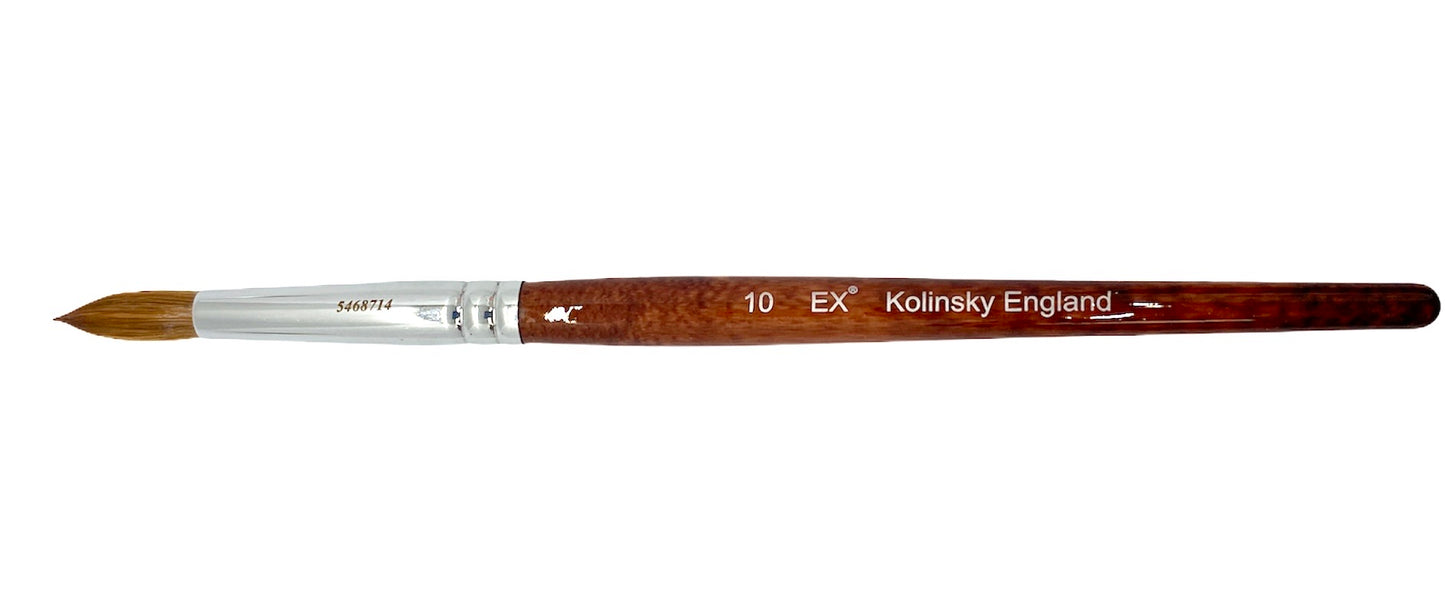 Ex-acrylic Nail Brush Kolinsky Size 10 - #BEXS10 - Premier Nail Supply