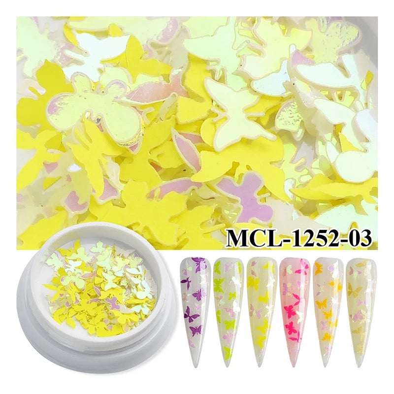 YELLOW BUTTERFLY MCL125203 - Premier Nail Supply
