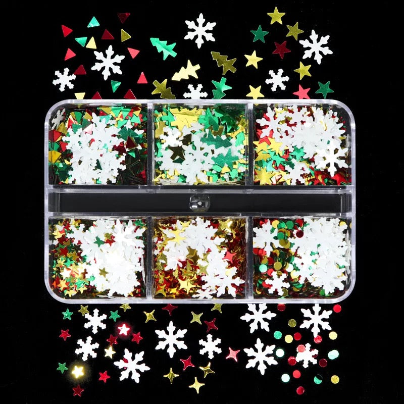 Snow Flakes Mix Colors #85974 - Premier Nail Supply