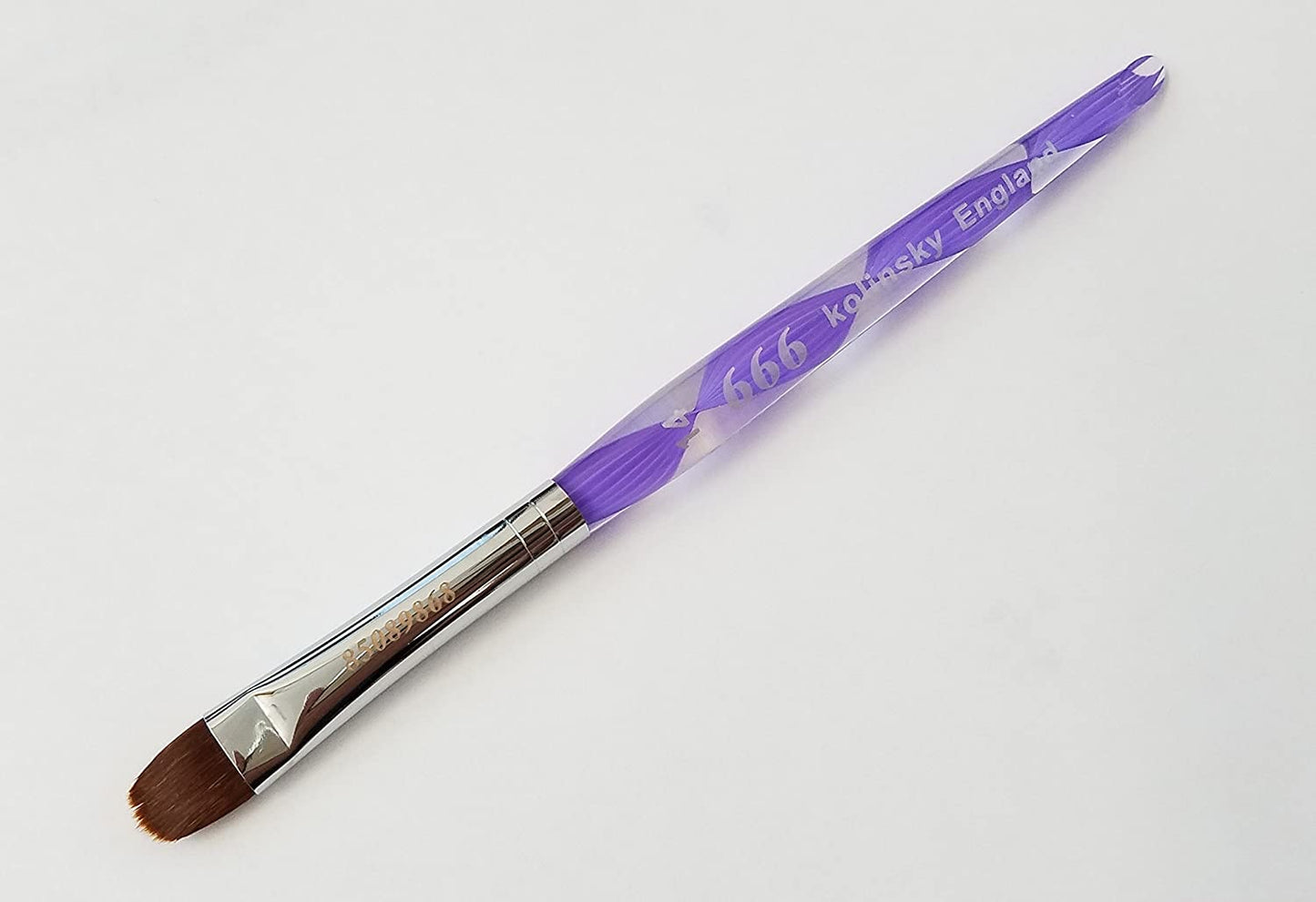 666 French Brush Purple Spiral Size 14 - #80084 - Premier Nail Supply