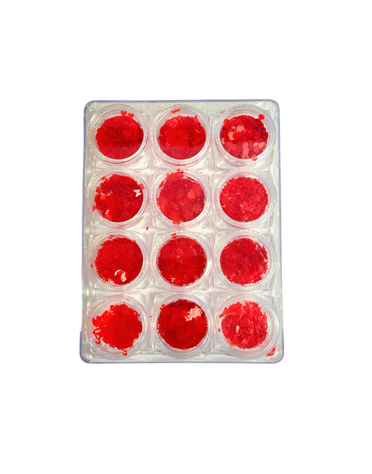 Decals Mix Designs Red color - #SKND009 - Premier Nail Supply