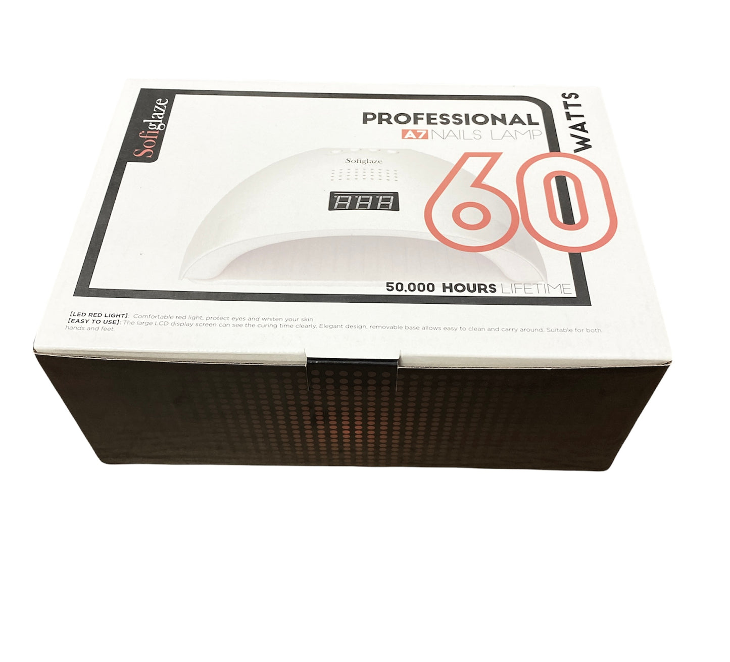 Sofiglaze LED 60W Power Nail Lamp 50000 Hours Lifetime - Premier Nail Supply