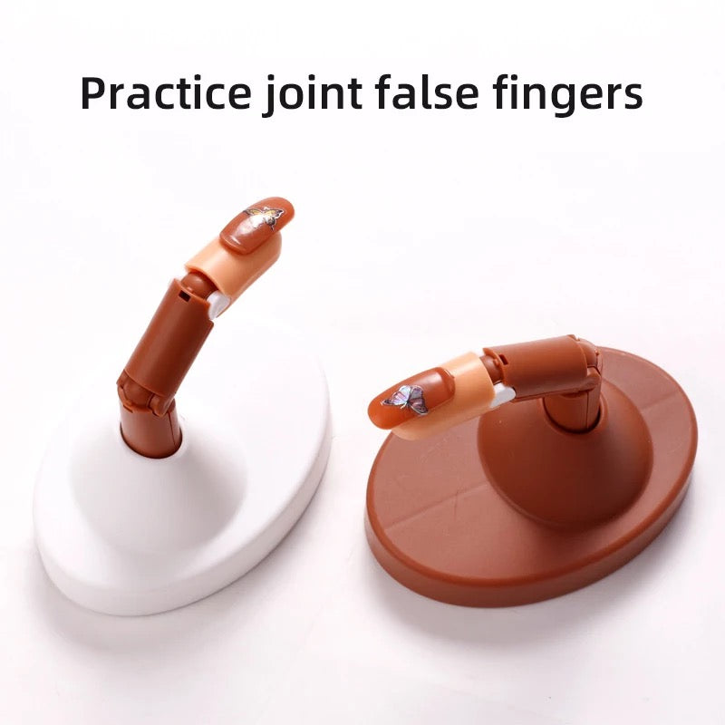 Practice Hand Flexible Easily Nail Training Moveable False For Acrylic - Premier Nail Supply
