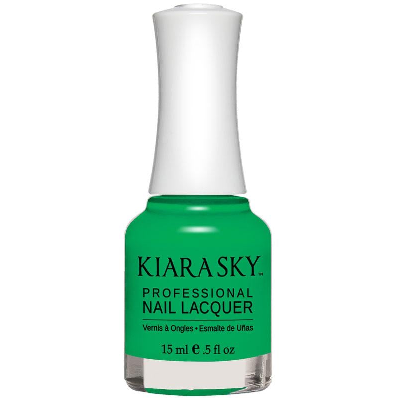 Kiara Sky Nail Lacquer - Green With Envy 0.5 oz - #N448 - Premier Nail Supply