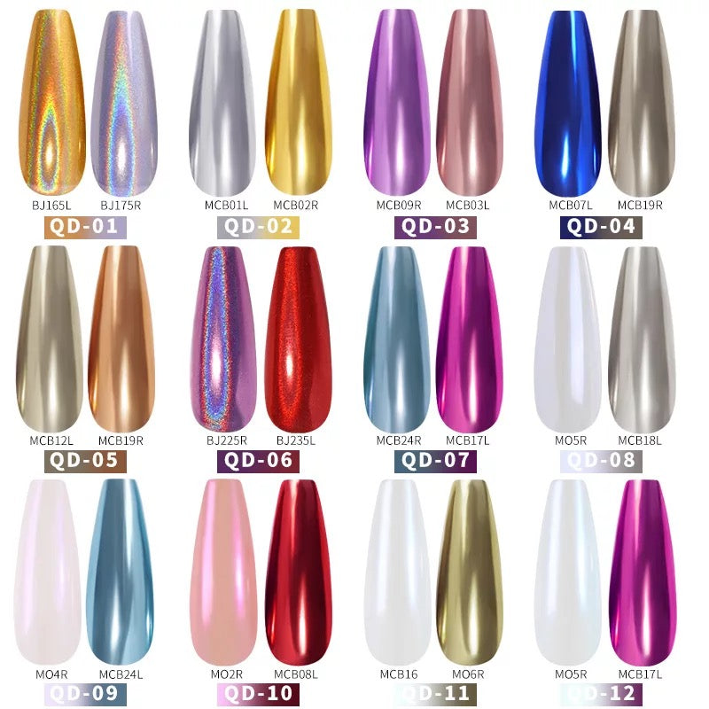 Double Color Solid Chrome Pen QD06-#53270 - Premier Nail Supply