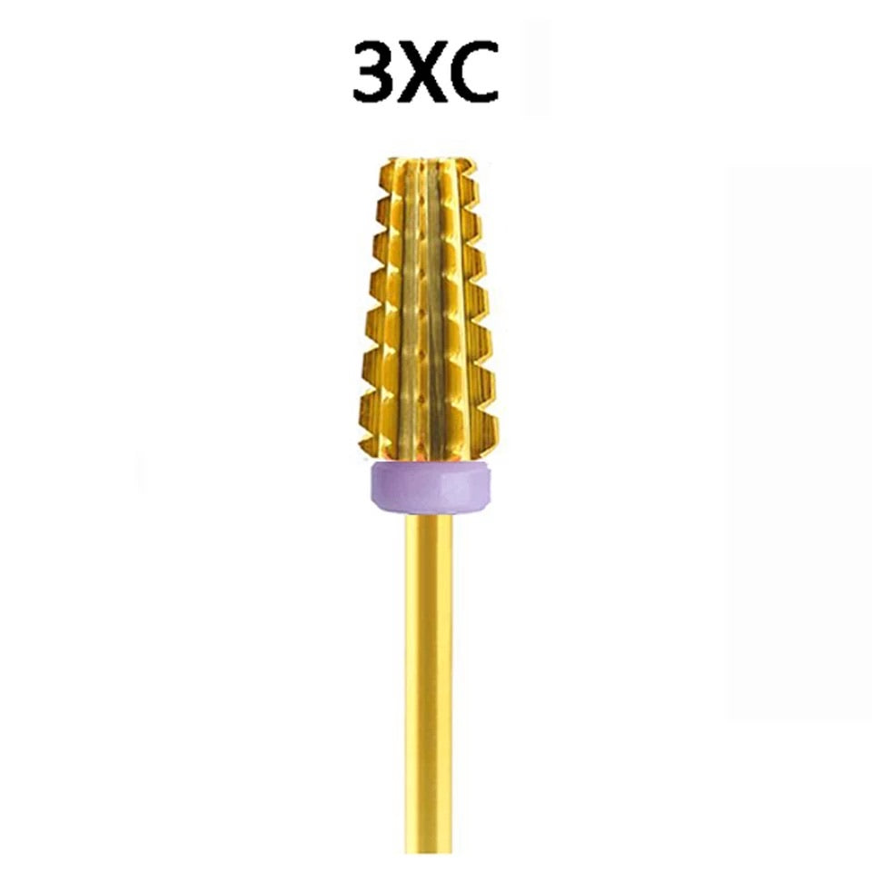 Drill bit Umbrella - 3/32 Gold 3XC - TLR - Premier Nail Supply