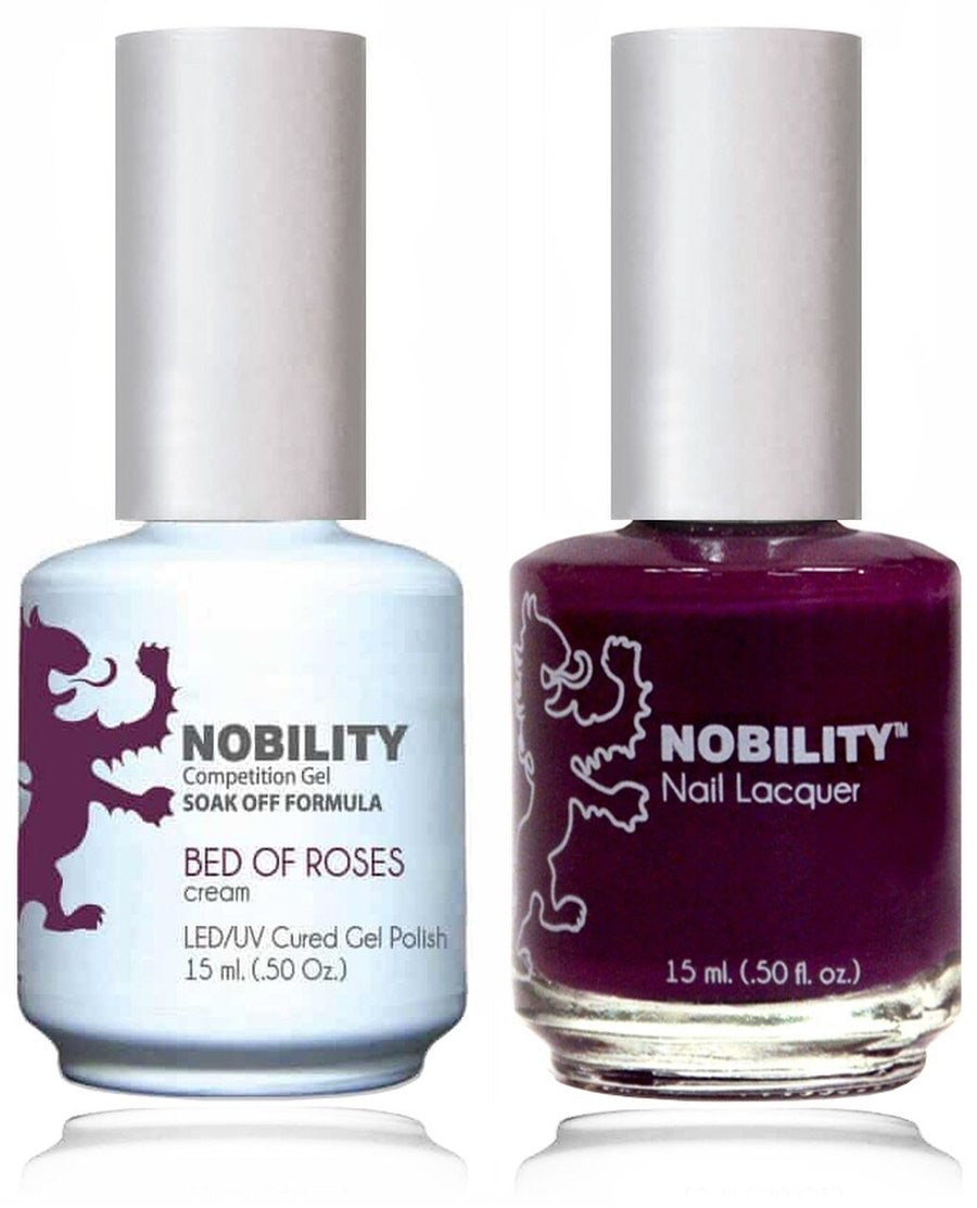 Lechat Nobility Gel Polish & Nail Lacquer - Bed of Roses 0.5 oz - #NBCS049 - Premier Nail Supply
