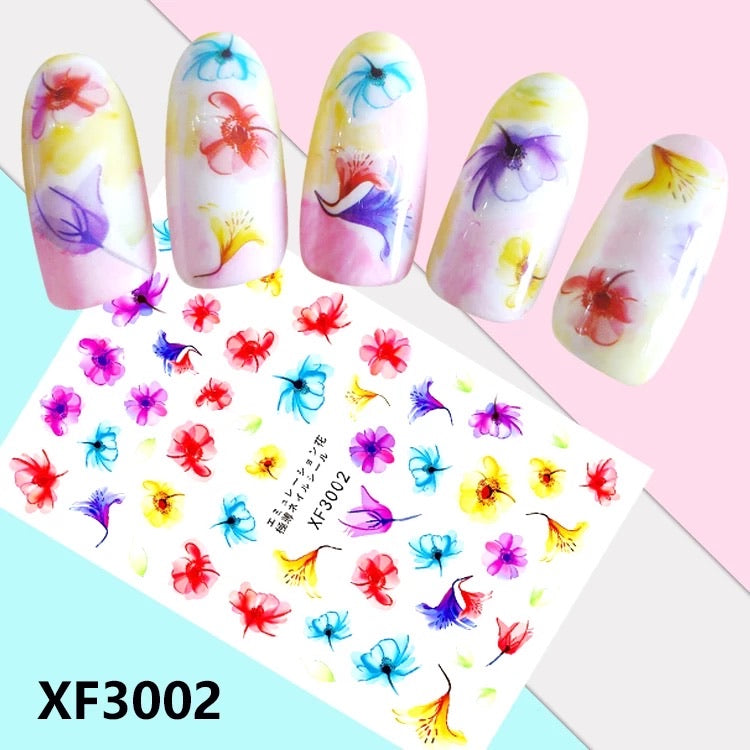 Spring Flowers XF3002 - Premier Nail Supply
