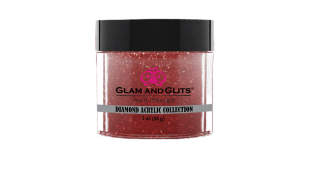 Glam & Glits - Acrylic Powder - Ruby Red 1 oz - DA89 - Premier Nail Supply