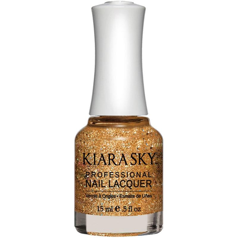 Kiara Sky Nail lacquer - Strike Gold 0.5 oz - #N433 - Premier Nail Supply
