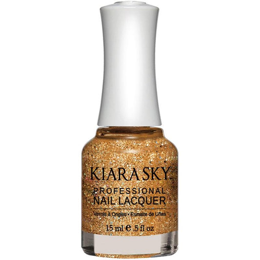 Kiara Sky Nail lacquer - Strike Gold 0.5 oz - #N433 - Premier Nail Supply