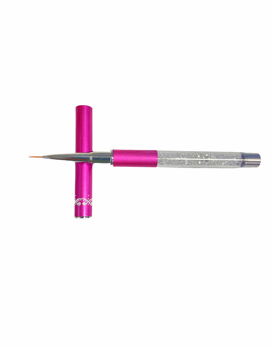 Detail Nail Art Brush Pink Handle 9mm - #93110 - Premier Nail Supply