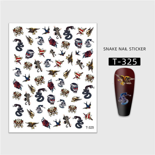Skeleton &. Snake T325 - Premier Nail Supply
