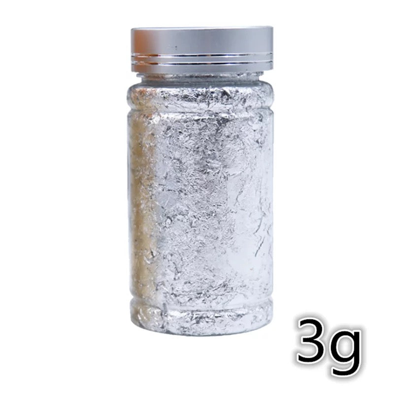 Silver Flakes Foil 3g - SFF3 - Premier Nail Supply