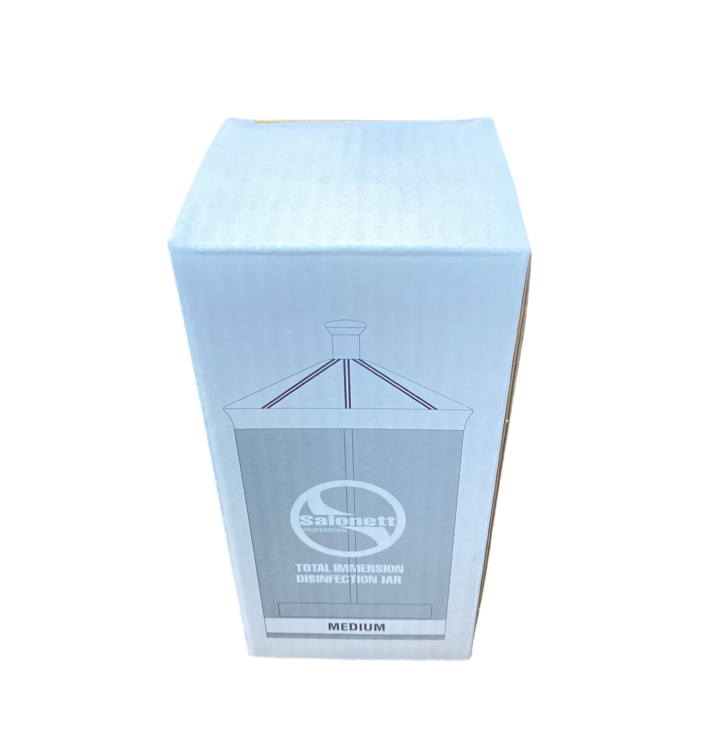 Salonett total Immersion Disinfection Jar Medium - #46966 - Premier Nail Supply