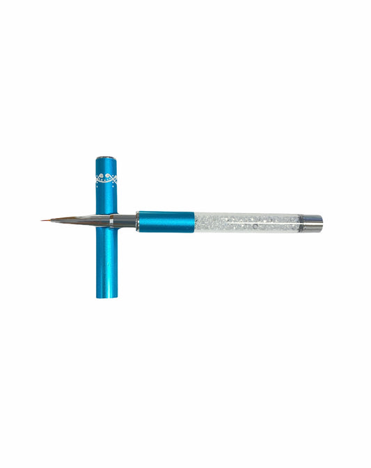 Detail Nail Art Brush 5.5 mm Blue Handle - #1510 - Premier Nail Supply