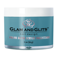 Glam & Glits Acrylic Powder Blend Color - Blue Me Away 2 oz - BL3113 - Premier Nail Supply