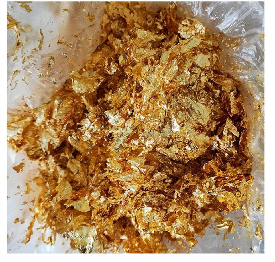 Gold Flakes Foil 3g -GFF3 - Premier Nail Supply