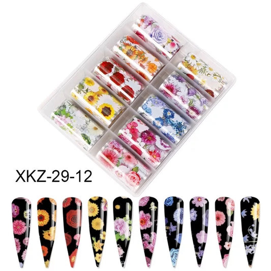 Blossom Bloom Foils - XKZ29-12 - Premier Nail Supply