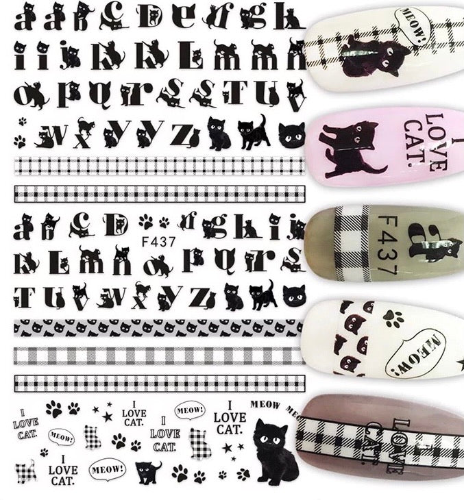 I Love Cat Meow - F437 - Premier Nail Supply