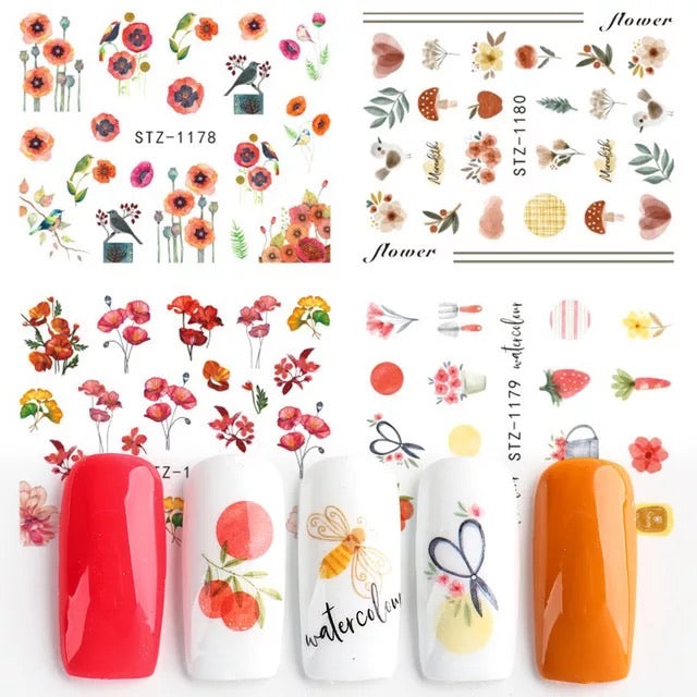 Birds N Bees Flower - STZ-1178 - Premier Nail Supply