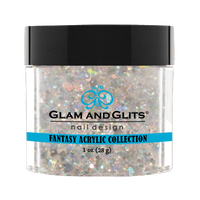 Glam & Glits Acrylic Powder - Platinum Pearl 1 oz - FA543 - Premier Nail Supply