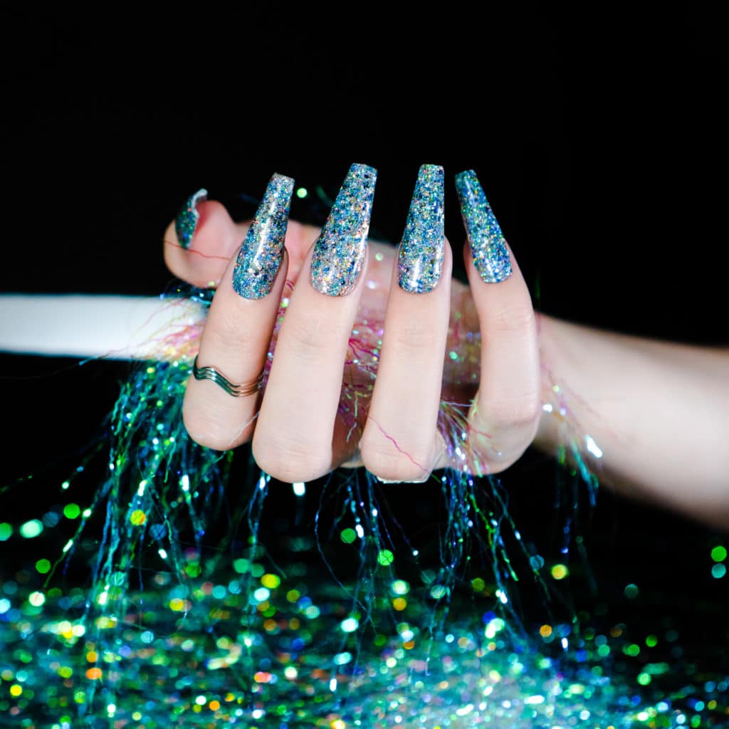 Perfect Match Glitter Gel - Kinetic Blue - #GG02 - Premier Nail Supply