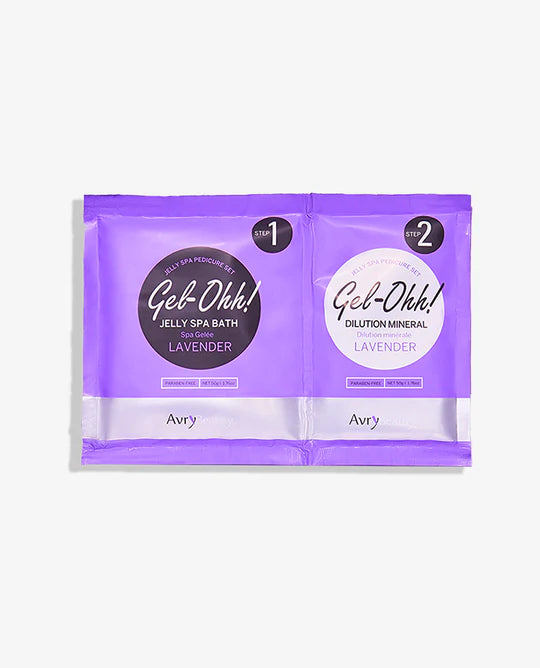 Avrybeauty Jelly Spa Pedi Bath Lavender Box 30 set - Premier Nail Supply