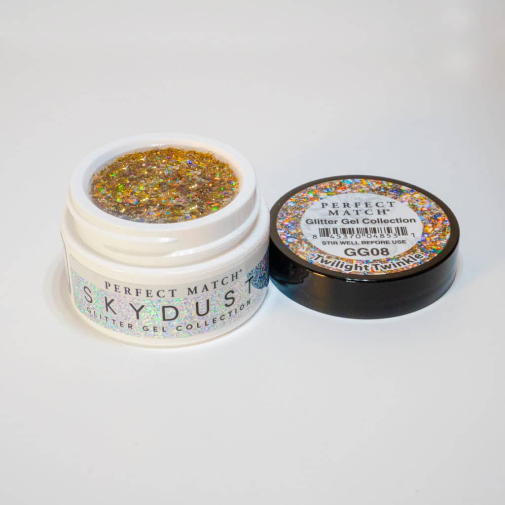 Lechat Perfect Match Glitter Gel Skydust - Twilight Twinkle 0.5 oz - #GG08 - Premier Nail Supply