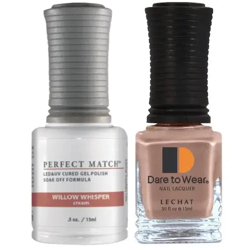 Lechat Perfect Match Gel Polish & Nail Lacquer - Willow Whisper 0.5 oz - #PMS195 - Premier Nail Supply