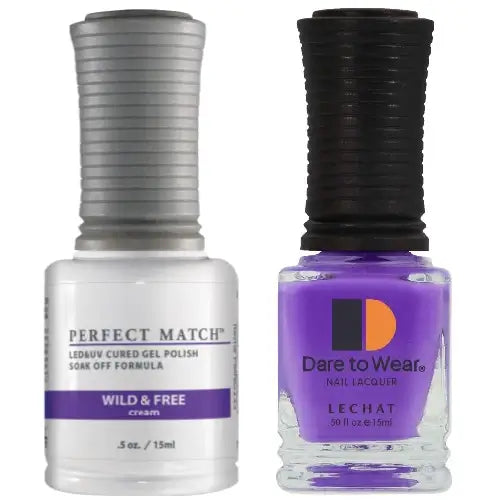 Lechat Perfect Match Gel Polish & Nail Lacquer - Wild & Free 0.5 oz - #PMS233 - Premier Nail Supply