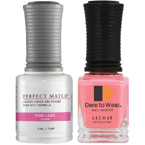 Lechat Perfect Match Gel Polish & Nail Lacquer - Pink Lady 0.5 oz - #PMS025 - Premier Nail Supply