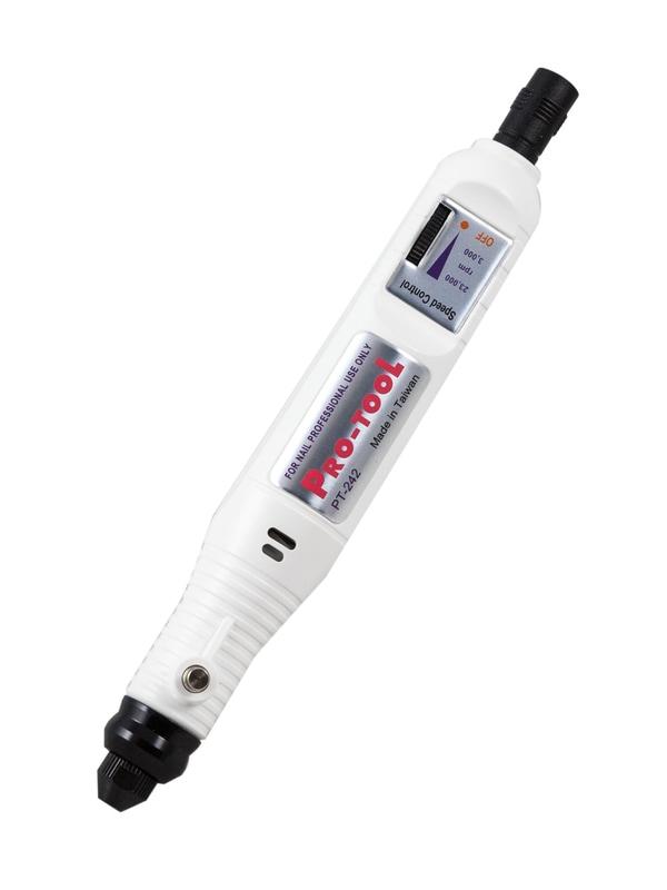 Pro-Tool Mini Engraver 23,000 rpm white - #PT242 - Premier Nail Supply