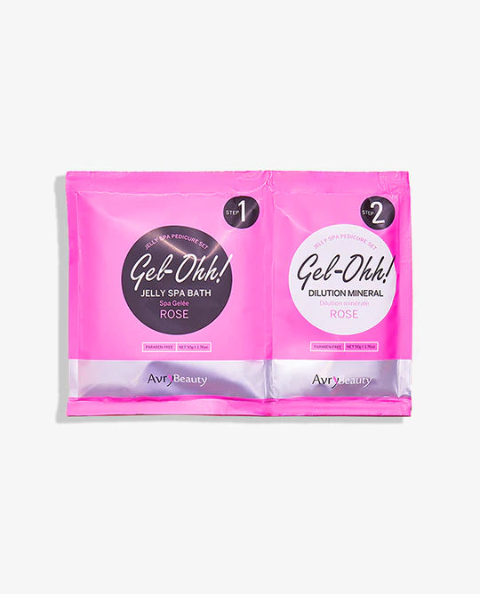 Avrybeauty Jelly Spa Pedi Bath Rose Box 30 set - Premier Nail Supply