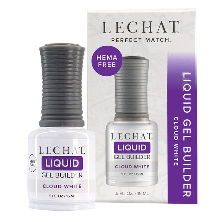 Lechat - Liquid Gel Builder Cloud White 0.5ml