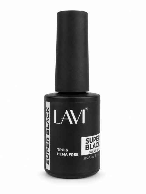 LAVI Super Black Gel 0.5oz (HEMA & TPO Free)