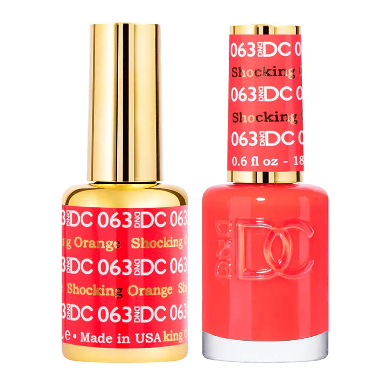 DND - DC Gel Polish Shocking Orange #063