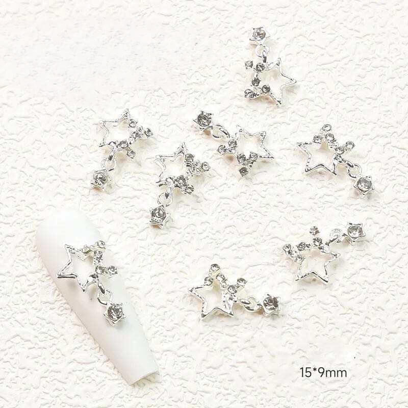 Nail Charm Star Rhinestone 2pcs/Bag - Premier Nail Supply 