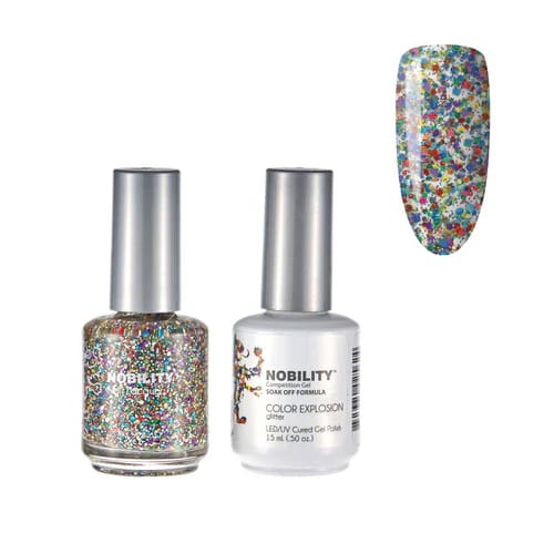 Lechat Nobility Gel Polish & Nail Lacquer - Color Explosion 0.5 oz - #NBCS112