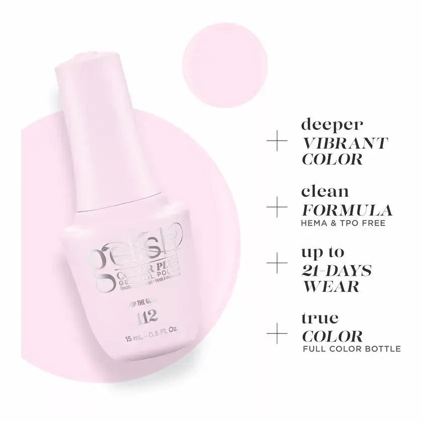 Gelish Color Plus Gelcolor - 112 Pop The Gloss 0.5 oz - #1510112 Gelish