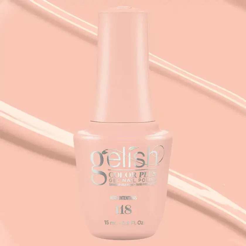 Gelish Color Plus Gelcolor - 118 Nude Intentions 0.5 oz - #1510118 Gelish