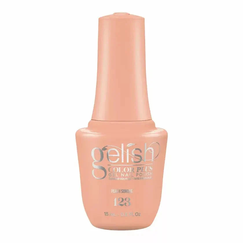 Gelish Color Plus Gelcolor - 123 Peach Sundae 0.5 oz - #1510123 Gelish