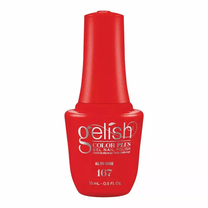 Gelish Color Plus Gelcolor - 167 All The Rouge 0.5 oz - #1510167 Gelish